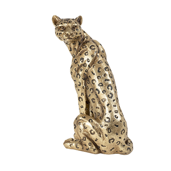 Ingar Sitting Cheetah Statue